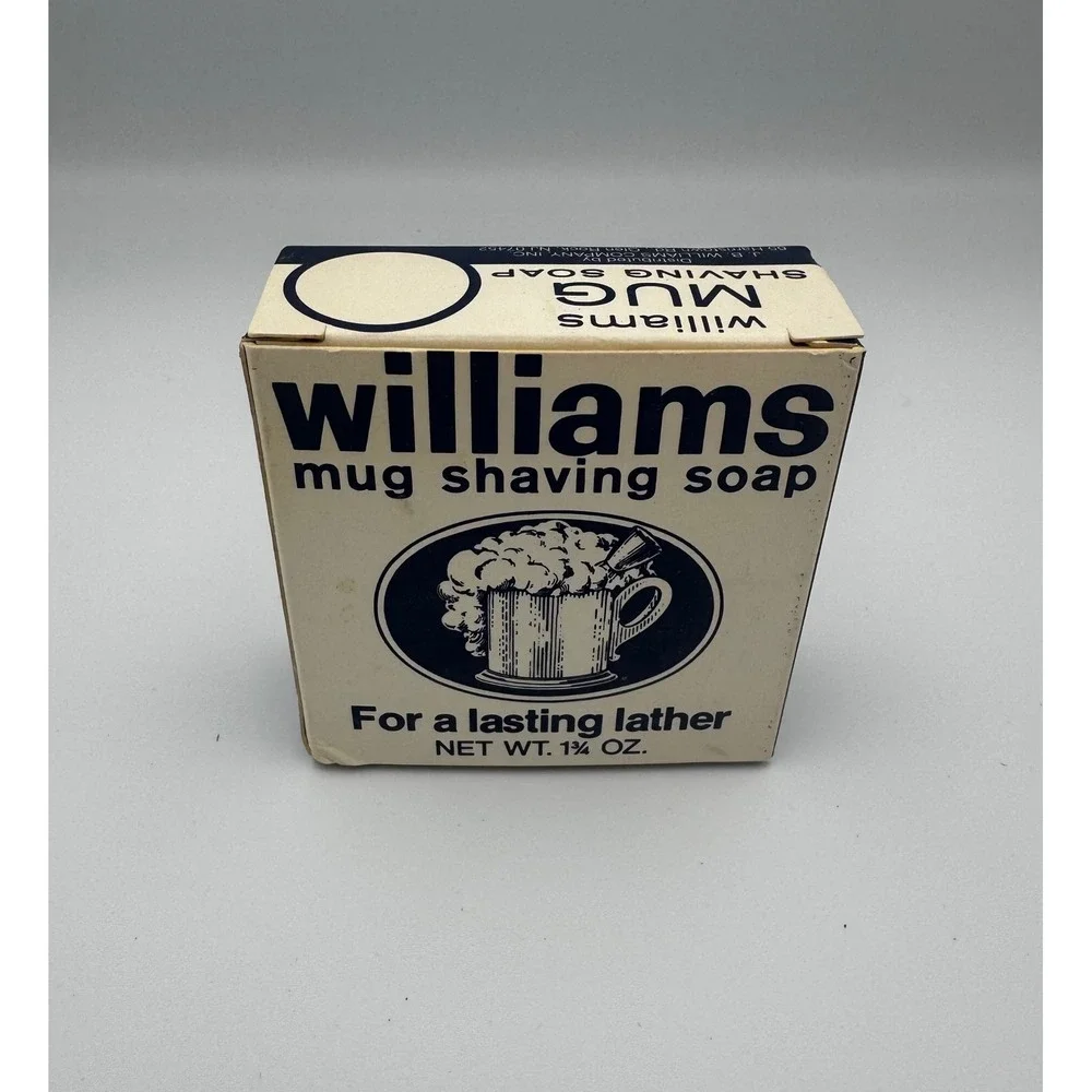 NOS Vintage Williams Mug Shaving Soap 1.75 oz Discontinued Original Formula